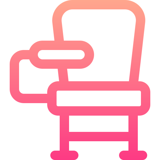 silla de escritorio Basic Gradient Lineal color icono