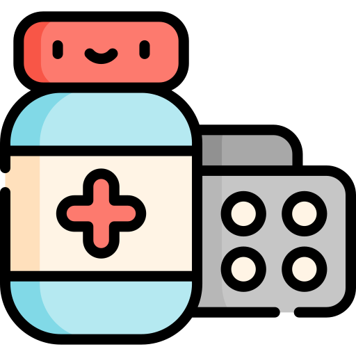 Medicines Kawaii Lineal color icon