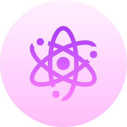 atom Basic Gradient Circular ikona