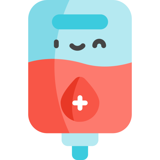 献血 Kawaii Flat icon