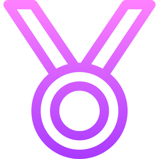 medaille Basic Gradient Lineal color icon