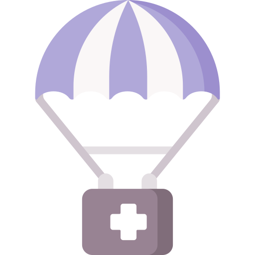 Parachute Special Flat icon