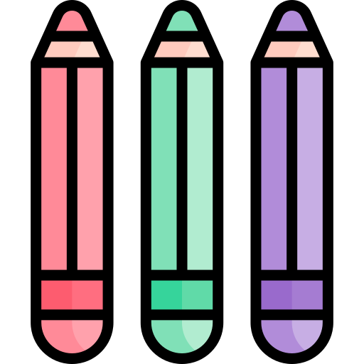matita Kawaii Lineal color icona