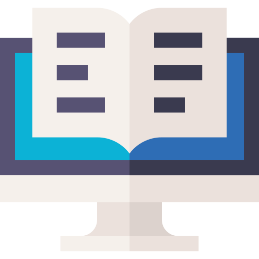 libro electronico Basic Straight Flat icono