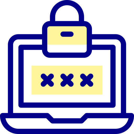 пароль Detailed Mixed Lineal color иконка