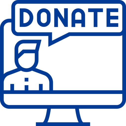 Online donation Detailed bright Lineal icon