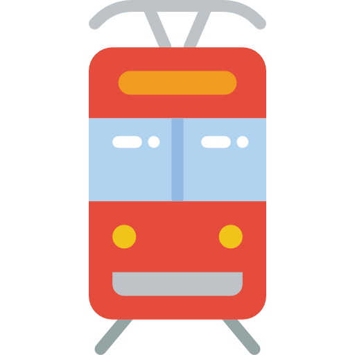 Tram Basic Miscellany Flat icon