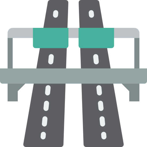 autobahn Basic Miscellany Flat icon