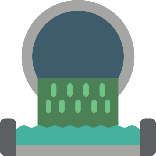 Sewage Basic Miscellany Flat icon