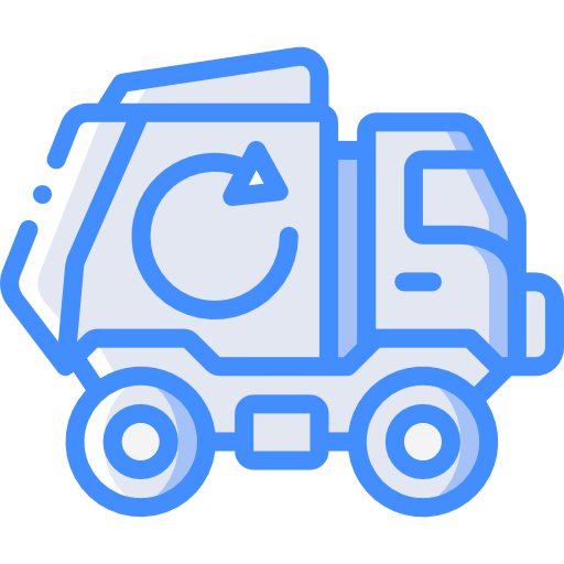 recycling-lkw Basic Miscellany Blue icon