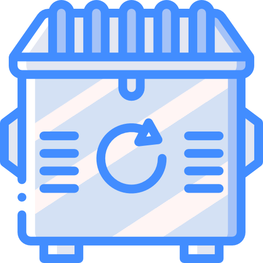 papierkorb Basic Miscellany Blue icon