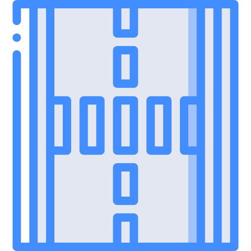 Road Basic Miscellany Blue icon