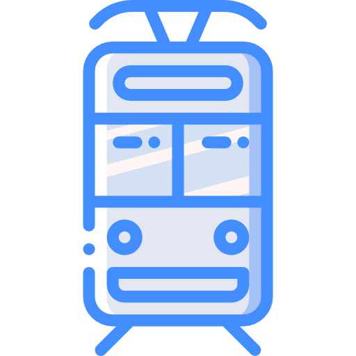 tram Basic Miscellany Blue icoon