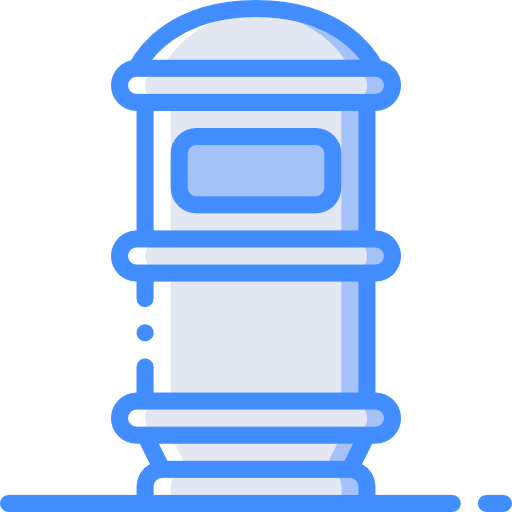 メールボックス Basic Miscellany Blue icon