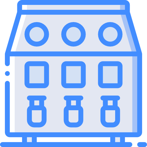 Recycling bin Basic Miscellany Blue icon