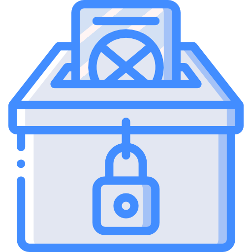 verkiezingen Basic Miscellany Blue icoon