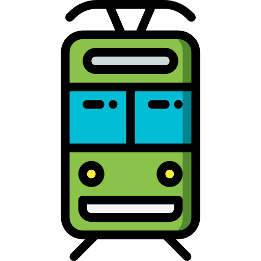 tramwajowy Basic Miscellany Lineal Color ikona