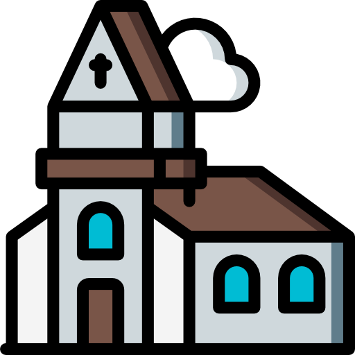 iglesia Basic Miscellany Lineal Color icono