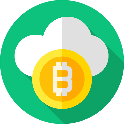Bitcoin Flat Circular Flat icon