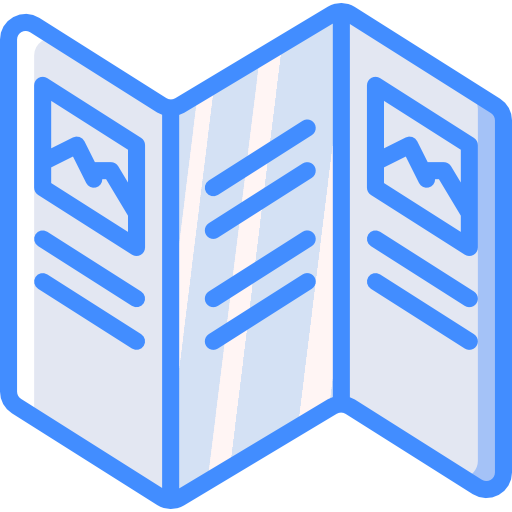 Trifold Basic Miscellany Blue icon