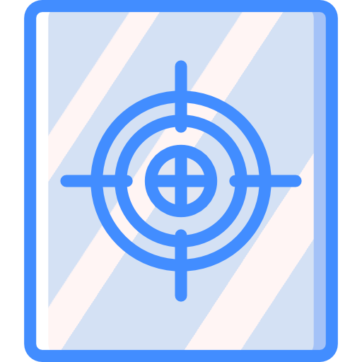 Registration mark Basic Miscellany Blue icon