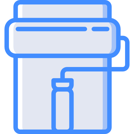Paint roller Basic Miscellany Blue icon