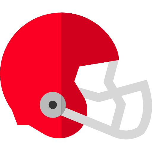 アメリカンフットボール Basic Straight Flat icon