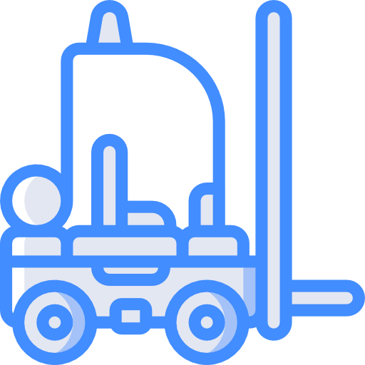 Forklift Basic Miscellany Blue icon