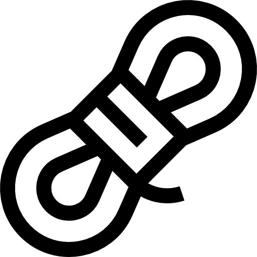 cuerda Basic Straight Lineal icono