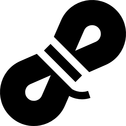 cuerda Basic Straight Filled icono