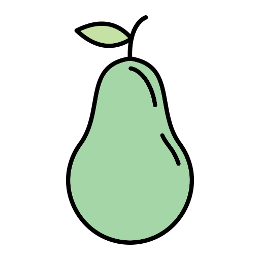梨 Generic Outline Color icon