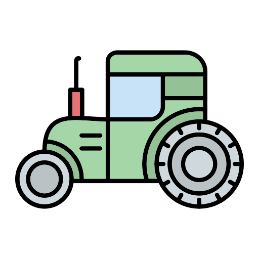 tractor Generic Outline Color icono