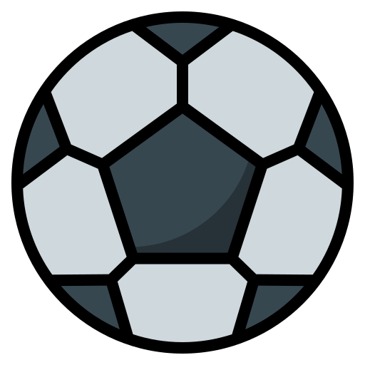 ballon de football Generic Outline Color Icône