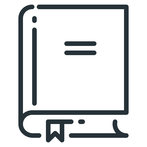 Manual book Generic Detailed Outline icon
