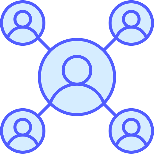 réseau social Generic Blue Icône