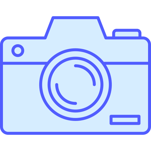 カメラ Generic Blue icon