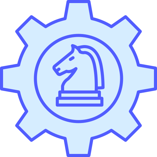 strategia digitale Generic Blue icona