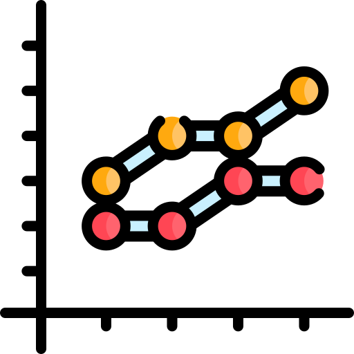 graph Special Lineal color icon