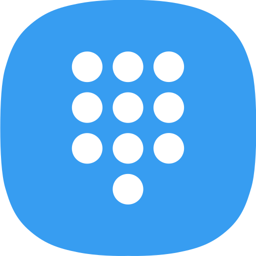 키패드 Generic Blue icon