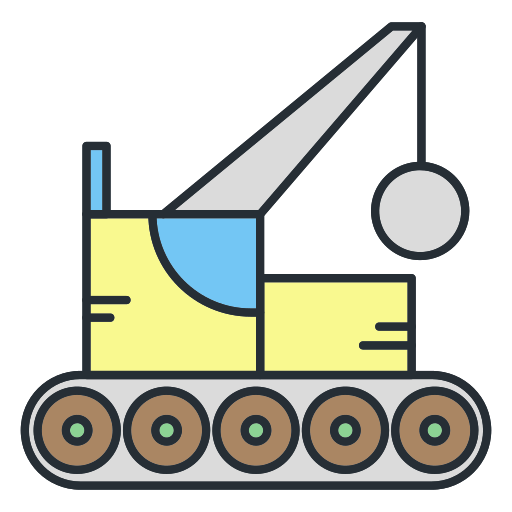 Wrecking ball Generic Outline Color icon