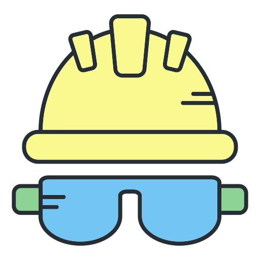 casco de seguridad Generic Outline Color icono