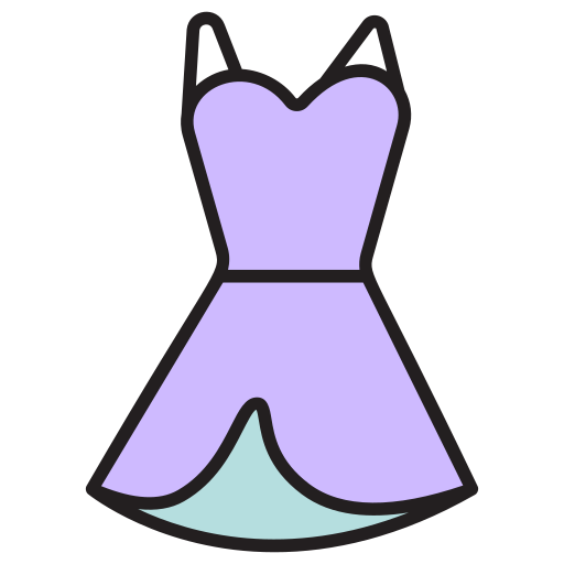 vestido Generic Outline Color icono