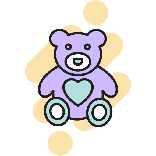 oso de peluche Generic Rounded Shapes icono