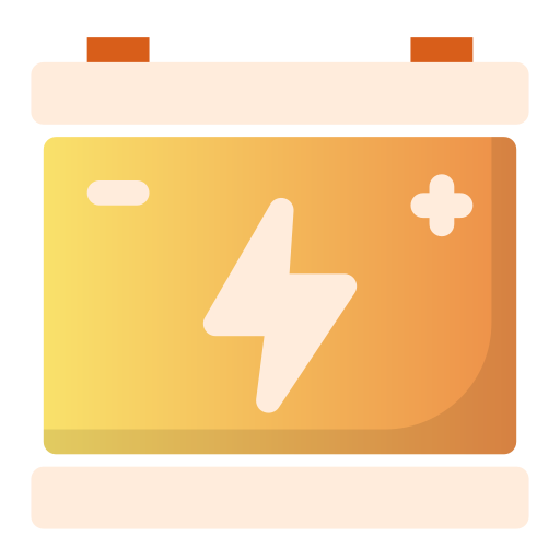 ekologiczna bateria Generic Flat Gradient ikona