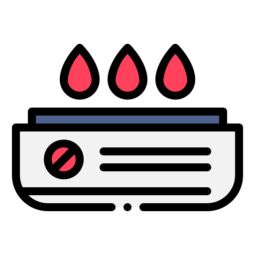 Stove Generic Outline Color icon