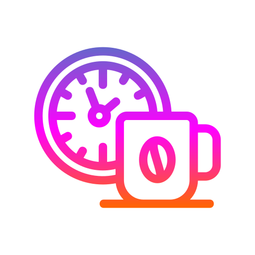 コーヒータイム Generic Gradient icon