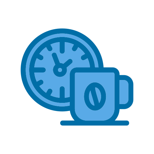 Coffee time Generic Blue icon