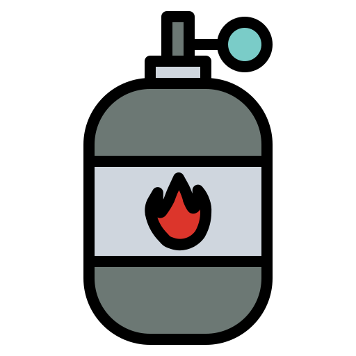 Газ Generic Outline Color иконка