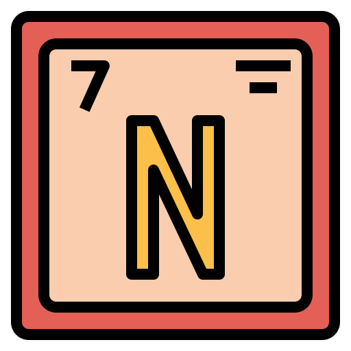 Nitrogen Generic Outline Color icon