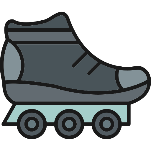 Skate Generic Outline Color icon